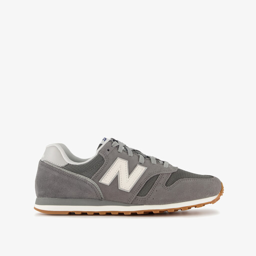 ML373 leren heren sneakers grijs