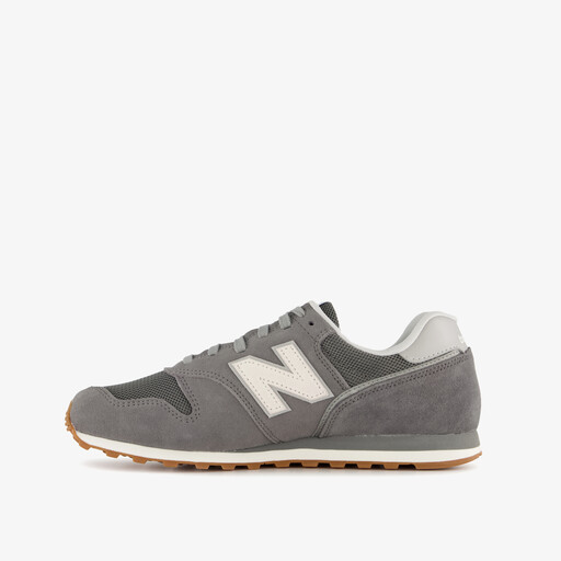 ML373 leren heren sneakers grijs