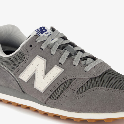 ML373 leren heren sneakers grijs