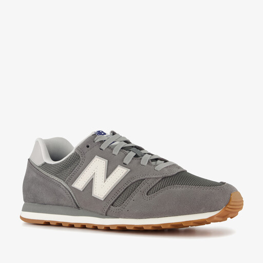 ML373 leren heren sneakers grijs