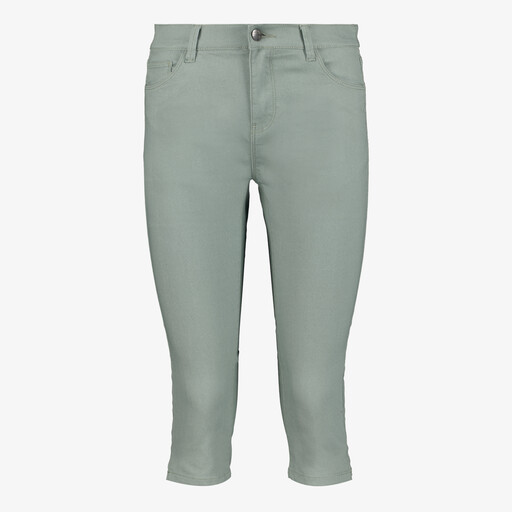 Dames capri broek lichtgroen