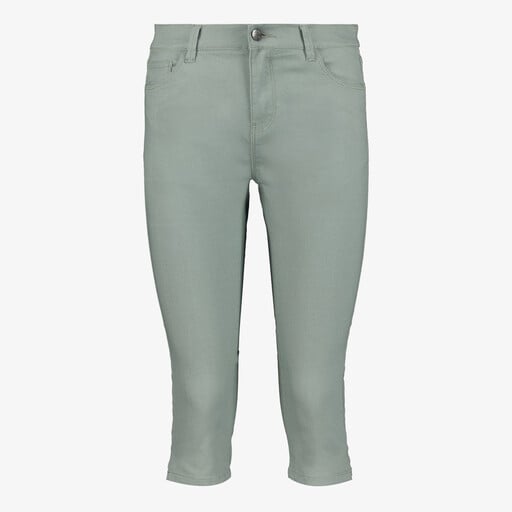 Dames capri broek lichtgroen