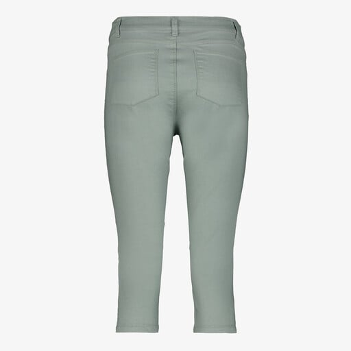 Dames capri broek lichtgroen