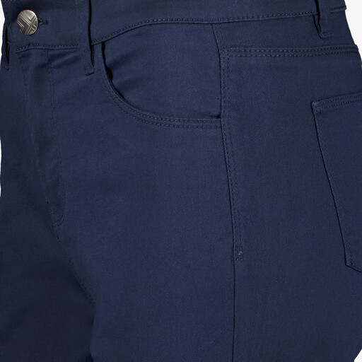 Dames capri broek donkerblauw