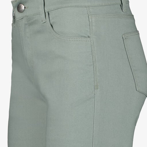 Dames capri broek lichtgroen