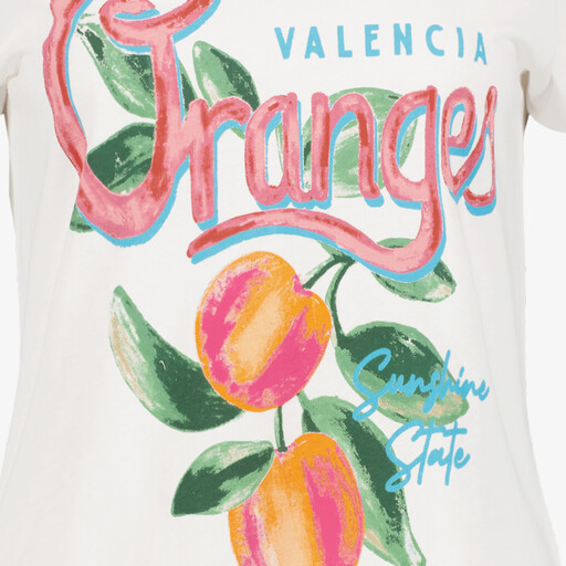 Dames T-shirt met frontprint fruit