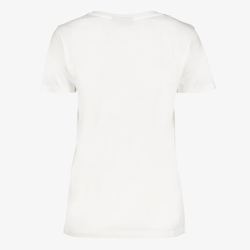 Dames T-shirt met opdruk roze goud