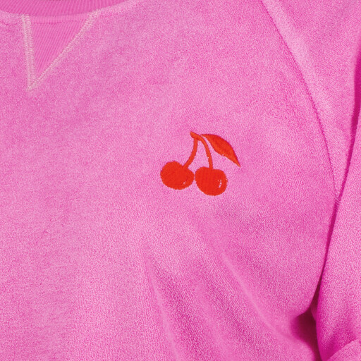 Dames badstof T-shirt roze