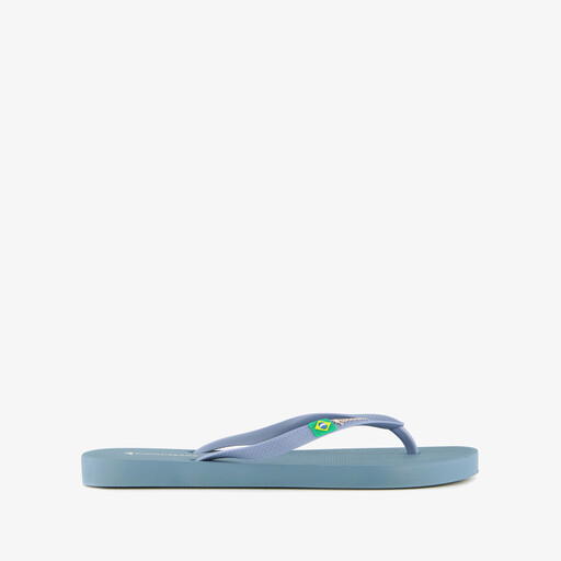 Dames teenslippers blauw