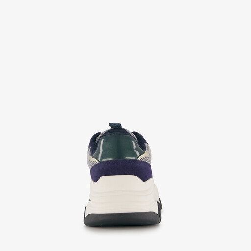 Dames dad sneakers blauw
