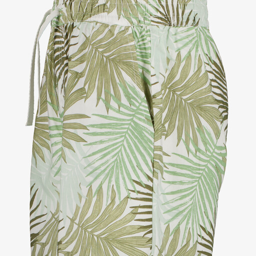 Name It jongens short met botanische print groen