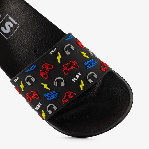 Jongens badslippers met game opdrukken