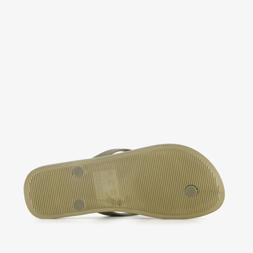 Heren teenslippers met camouflage groen