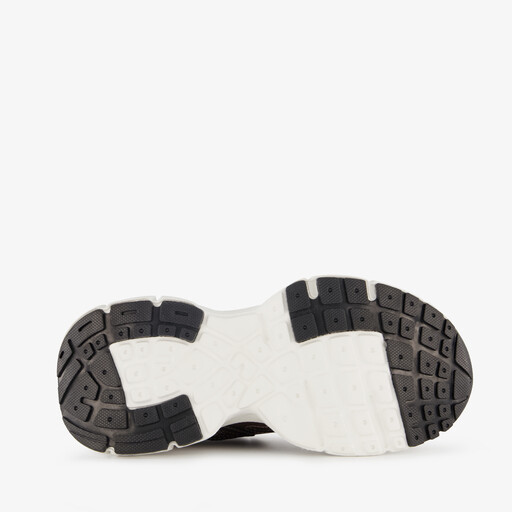 Dames dad sneakers met panterprint bruin