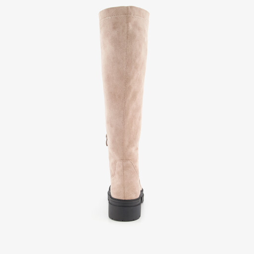 Hoge dames boots beige