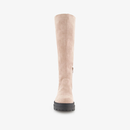 Hoge dames boots beige