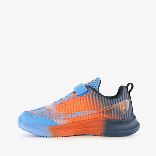 Kinder sportschoenen blauw oranje