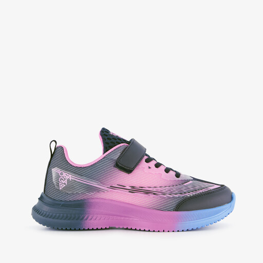 Kinder sportschoenen grijs roze