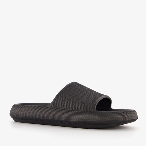 Heren badslippers zwart