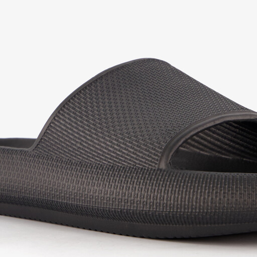 Heren badslippers zwart