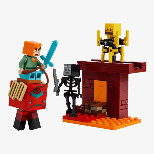 LEGO Minecraft De lavastrijd in de Nether 21266
