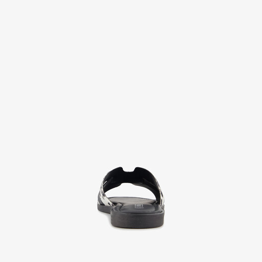 Dames slippers met koeienprint