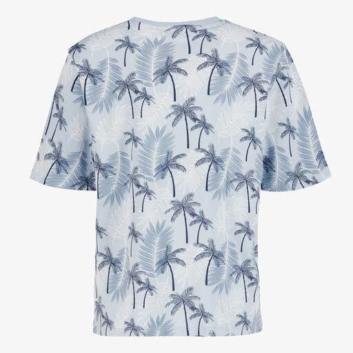 Name It jongens T-shirt met palmbomen blauw