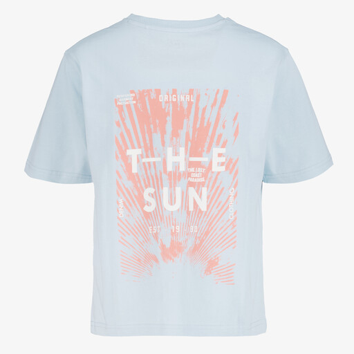 Jongens T-shirt met backprint blauw