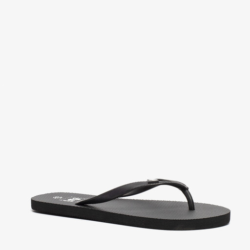 Dames teenslippers zwart