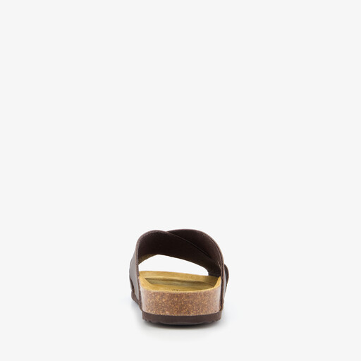 Heren slippers bruin