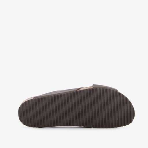 Heren slippers bruin