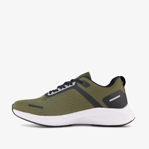 Heren hardloopschoenen groen zwart