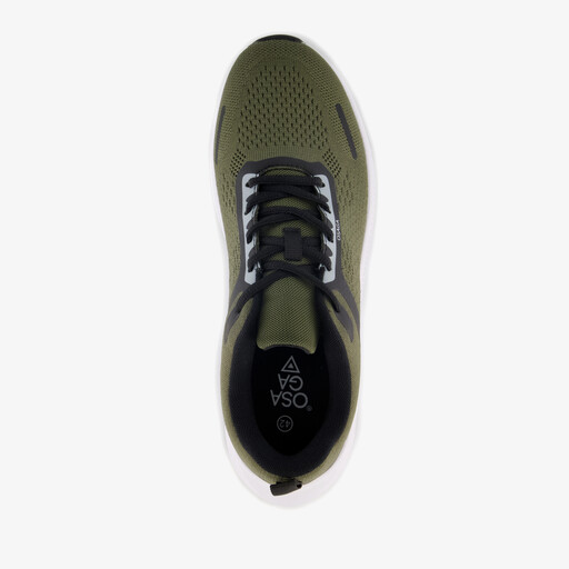 Heren hardloopschoenen groen zwart
