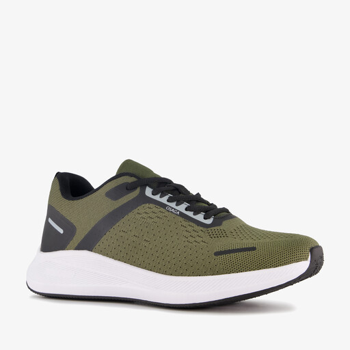 Heren hardloopschoenen groen zwart