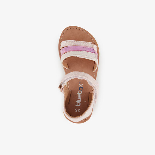 Meisjes sandalen metallic roze