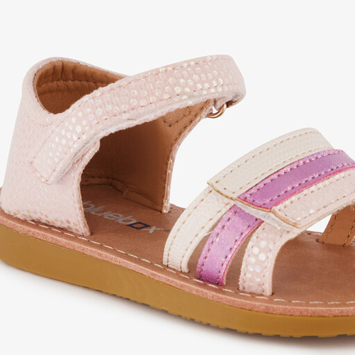 Meisjes sandalen metallic roze