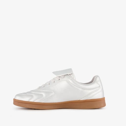 Bluebox dames sneakers zilver wit