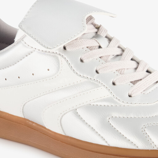 Bluebox dames sneakers zilver wit