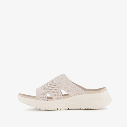 Dames slippers beige