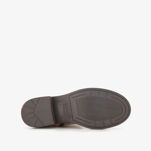 Suède dames laarzen beige
