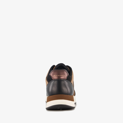 Dames sneakers bruin zwart