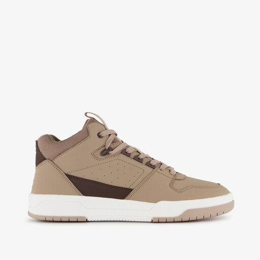 Hoge heren sneakers beige