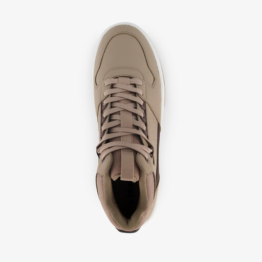 Hoge heren sneakers beige