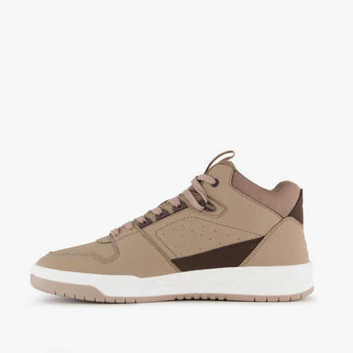 Hoge heren sneakers beige