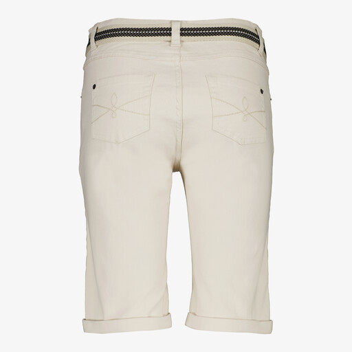 Korte dames broek beige