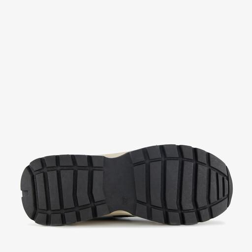 Dames sneakers met panterprint details grijs