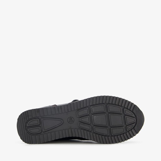 Dames sneakers met H leest zwart brons