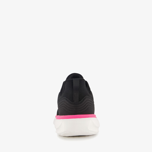 Meisjes sportschoenen zwart roze