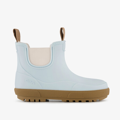 Korte gevoerde kinder regenlaarzen blauw