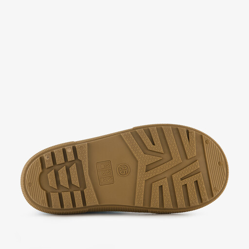 Korte gevoerde kinder regenlaarzen blauw